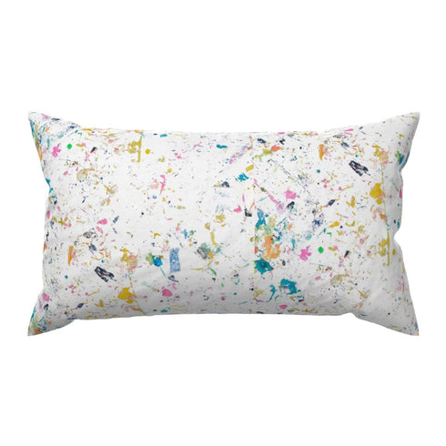 Messy white cotton and oyster linen fabric - Kerri Rosenthal