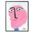 Mr. Pink pink art print by Kerri Rosenthal - Unique artwork for living room wall decor
