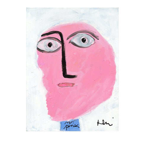Mr. Pink Original Painting by Kerri Rosenthal