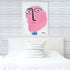 Mr. Pink pink art print by Kerri Rosenthal - Unique artwork for living room wall decor