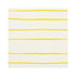 Mr. Sharpie Sunshine yellow white cotton and oyster linen stripe fabric - Kerri Rosenthal