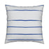 Mr. Sharpie Indigo blue stripes cotton and oyster linen fabric - Kerri Rosenthal