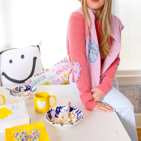 White carbon black Mr. Smiley Reverse cute decorative throw pillows by Kerri Rosenthal