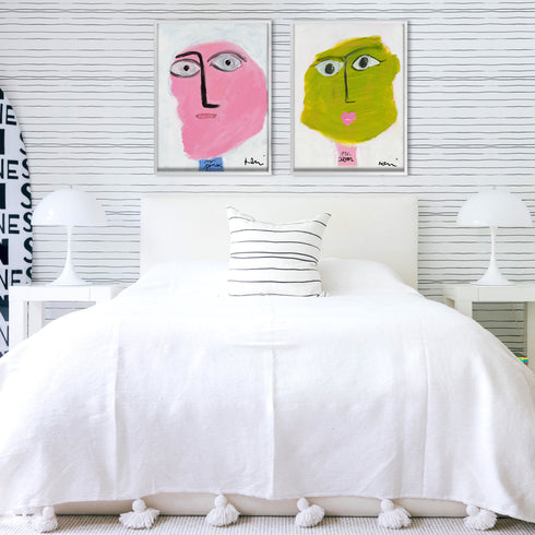 Ms. Citron art print by Kerri Rosenthal - Unique artwork for living room wall decor