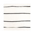 Mr. Sharpie Carbon black white stripes cotton and oyster linen fabric - Kerri Rosenthal