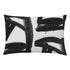 Madame black carbon cute rectangular lumbar decorative throw pillows by Kerri Rosenthal