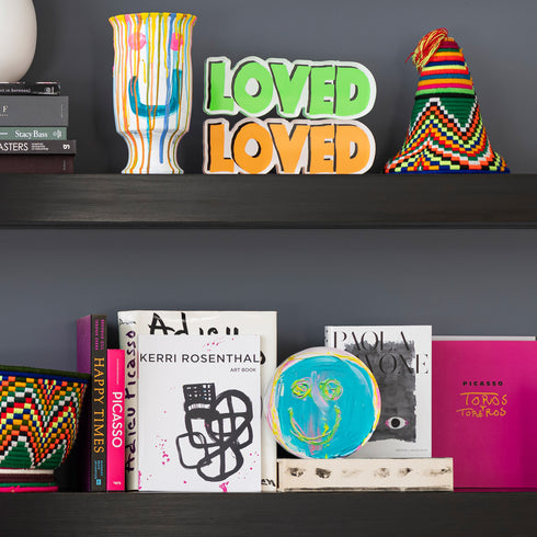 McBlinki Rock of Love by Kerri Rosenthal. Rocks of Love are an extension of my Blocks of Love collection.