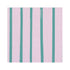 Mr Sharpie pinstripe rhubarb cotton linen stripe fabric - Kerri Rosenthal