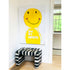 Mr. Happy yellow art print by Kerri Rosenthal - Unique artwork for living room wall decor