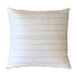 Mr. Sharpie cute square decorative throw pillows by Kerri Rosenthal in white and grey stripes