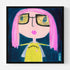 Supa Girl colorful art print by Kerri Rosenthal - Unique artwork for living room wall decor