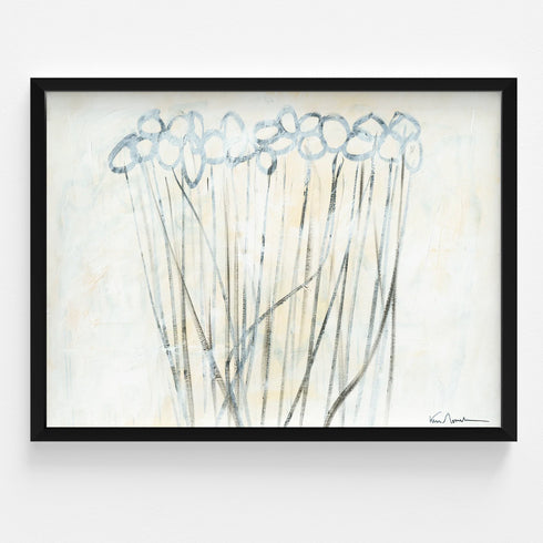 Winter Bloom Horizontal art print by Kerri Rosenthal - Unique artwork for living room wall decor
