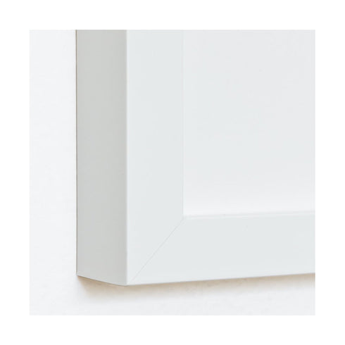 white wood modern square frame for wall art