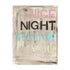 Nice Night Thank You art print by Kerri Rosenthal - Wall Word Art Framed unique artwork for living room wall decor