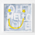 Oh Hello Smiley art print by Kerri Rosenthal - Wall Word Art Framed Unique artwork for living room wall decor