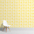 Modern designer High quality white ground with yellow oh hi wallpaper - Sunshine wall paper by kerri rosenthal