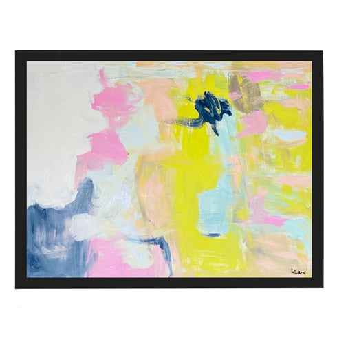 The Other Side Of The Storm colorful art print by Kerri Rosenthal - Unique artwork for living room wall decor