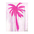Pink Palms art print by Kerri Rosenthal - Unique artwork for living room wall decor
