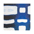 Paper Puzzle Indigo blue white cotton and oyster linen fabric - Kerri Rosenthal
