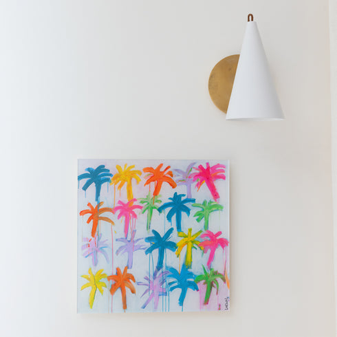 Paradise Together colorful art print by Kerri Rosenthal - Unique artwork for living room wall decor