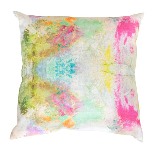 Colorful multi Studio Floor decorative throw pillows by Kerri Rosenthal