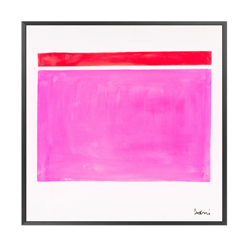 Pink Dreams art print by Kerri Rosenthal - Unique artwork for living room wall decor