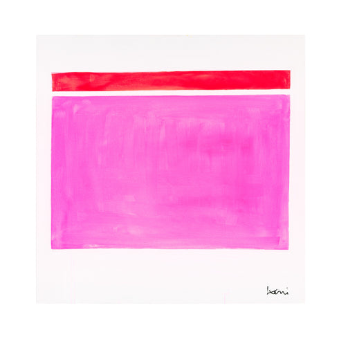 Pink Dreams art print by Kerri Rosenthal - Unique artwork for living room wall decor