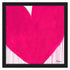 Pinkie Is The New Pinkie Drippy Heart art print by Kerri Rosenthal - Unique artwork for living room wall decor