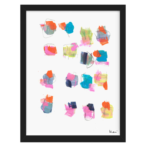 Playing Dominos Art Print