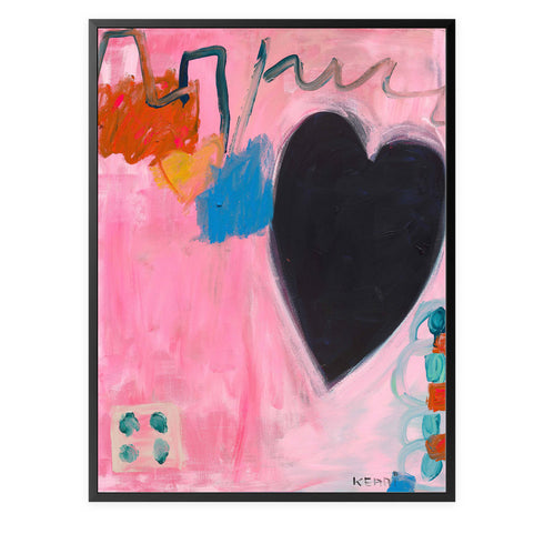 Pure colorful art print by Kerri Rosenthal - Unique artwork for living room wall decor