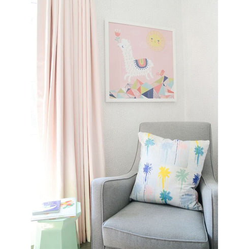 Stylish colorful multi Pom-Poms cute decorative throw pillows by Kerri Rosenthal