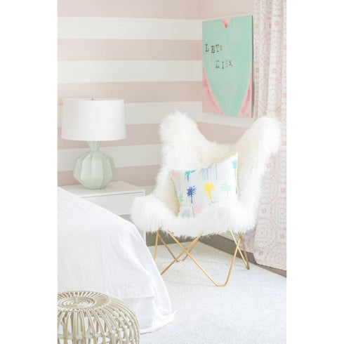 Colorful multi Pom-Poms cute decorative throw pillows by Kerri Rosenthal