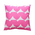 Pop pink Love Always cute square decorative throw pillows by Kerri Rosenthal