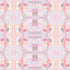 Right Or Wrong Bubblegum pink cotton and oyster linen fabric - Kerri Rosenthal