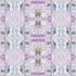 Right Or Wrong Lilac cotton and oyster linen fabric - Kerri Rosenthal