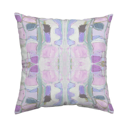 Right Or Wrong Lilac cute square decorative throw pillows by Kerri Rosenthal in square