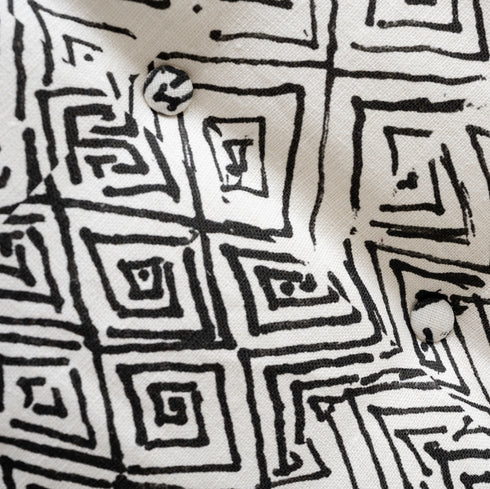 Jayney Carbon black and white Romeo Chair KR Furniture Collection. Super comfortable oversized and armless accent chairs in linen fabric for modern casual home decor with cherry wood frame, bleached white