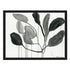 Sagaponic black grey art print by Kerri Rosenthal - Unique artwork for living room wall decor