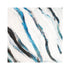 Seashells Teal cotton and oyster linen fabric - Kerri Rosenthal