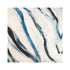 Seashells Teal cotton and oyster linen fabric - Kerri Rosenthal