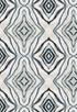Seashells Teal cotton and oyster linen fabric - Kerri Rosenthal