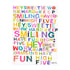 Secret Of Success colorful word art print by Kerri Rosenthal - Unique artwork for living room wall decor