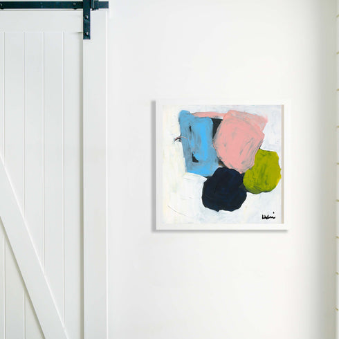 Shelter You colorful art print by Kerri Rosenthal - Unique artwork for living room wall decor