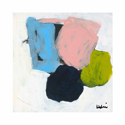 Shelter You colorful art print by Kerri Rosenthal - Unique artwork for living room wall decor