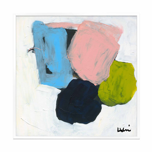 Shelter You colorful art print by Kerri Rosenthal - Unique artwork for living room wall decor