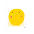 Smiley Mini Yellow Art Print - Modern decor wall art sets by Kerri Rosenthal