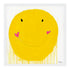 Yellow Smiley art print by Kerri Rosenthal - Unique artwork for living room wall decor