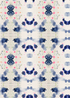 Splat KR multi cotton and oyster linen fabric - Kerri Rosenthal