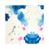 Splat KR multi cotton and oyster linen fabric - Kerri Rosenthal