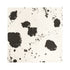Splat Carbon black white cotton and oyster linen fabric - Kerri Rosenthal